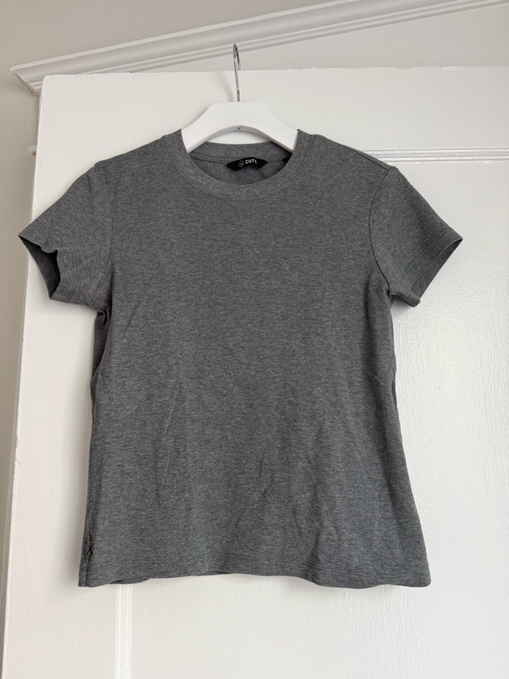 Cuts Clothing Charcoal Gray Short Sleeve Crew Tee